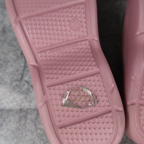 Steve Madden Shoes Women 9 Clog Slip On Scuff Mauve Comfort Rubber Casual Trendy - Picture 13 of 14